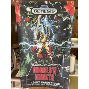 Ghouls 'n Ghosts 5ft Flag Sega Genesis 1989 Banner Poster45